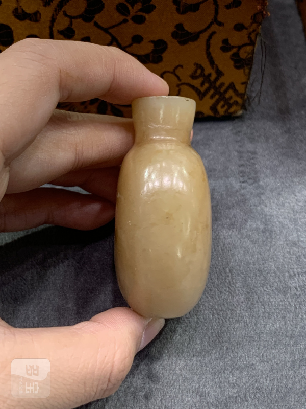 清黄玉鼻烟壶 - 图5